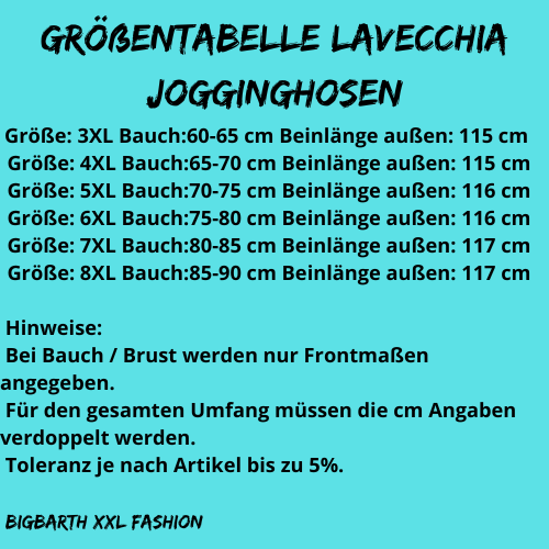 Lavecchia Jogginghose mit Druck schwarz/rot