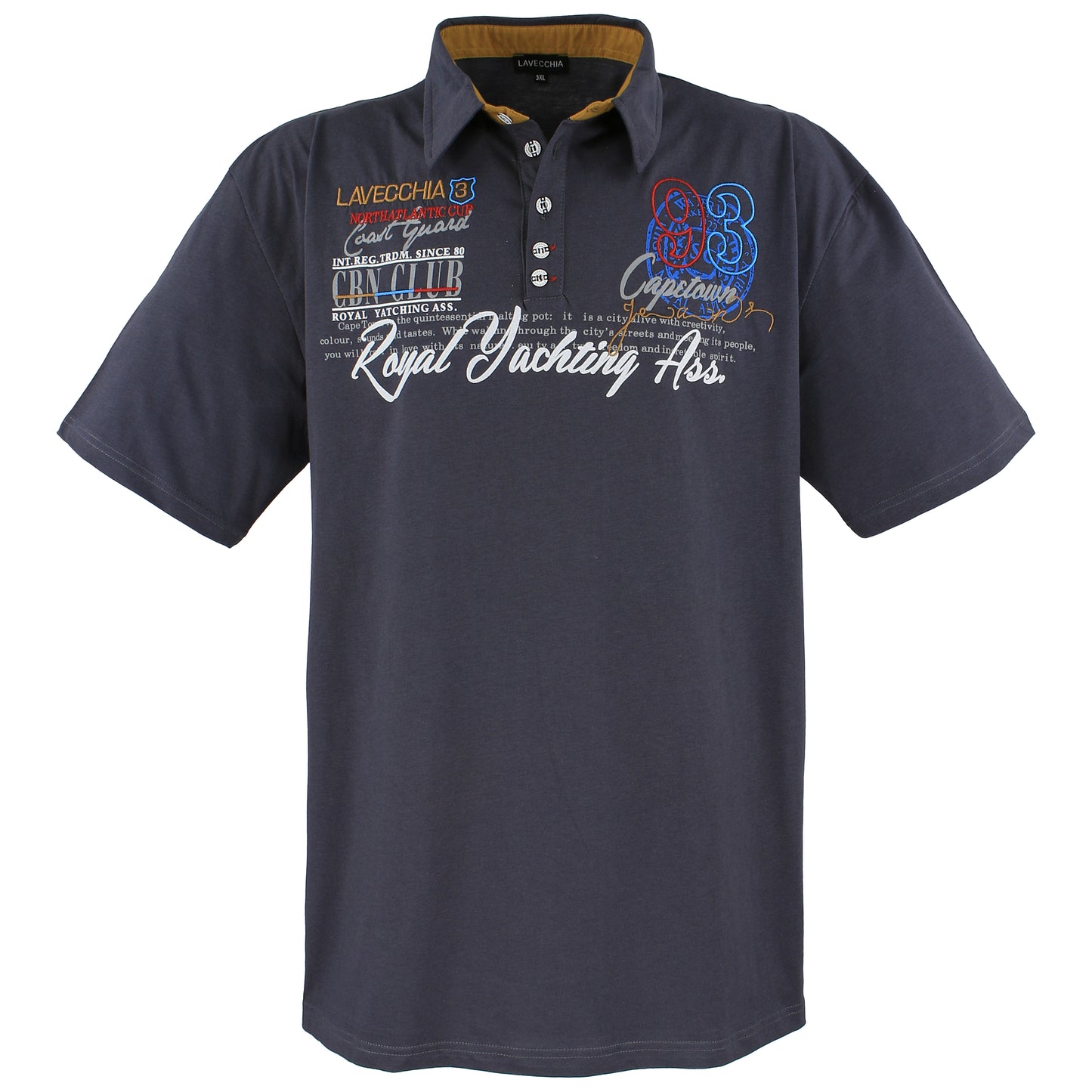 Lavecchia Polo Shirt mit Kragen verschiedene Farben