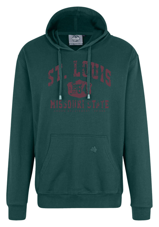 Ahorn Hoody ST. LOUIS bottlegreen