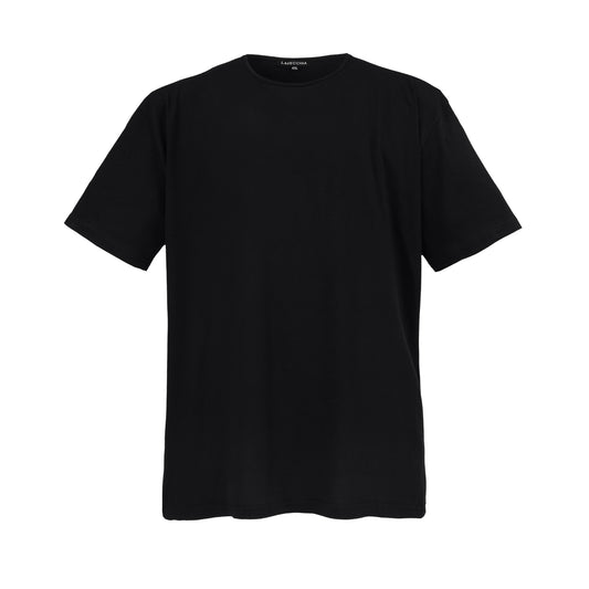 Lavecchia T-Shirt Basic Rundhals schwarz