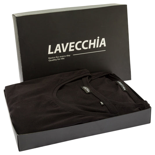 Lavecchia T-Shirt Doppelpack Rundhals Geschenkbox