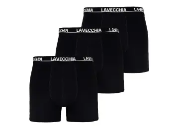 Boxershorts 3er Pack schwarz